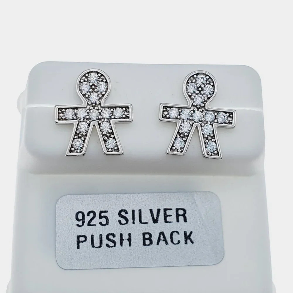 925 sterling silver luxury CZ earrings for women/girls, Best forRJUS2149